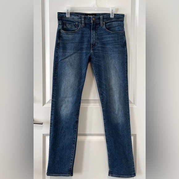 Revtown Automatic Denim Pants Jeans  31x30 Relaxed Blue Medium Wash - Picture 1 of 10